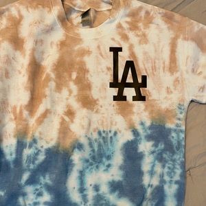 Women’s LA Dodgers Tie Dye Sweatshirt